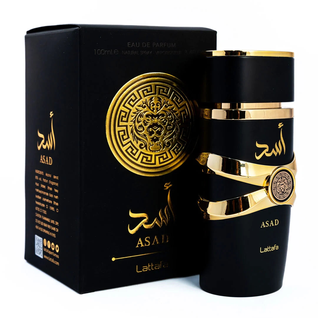 KIT LATTAFA ASAD+PERFUMERO Y CREMA